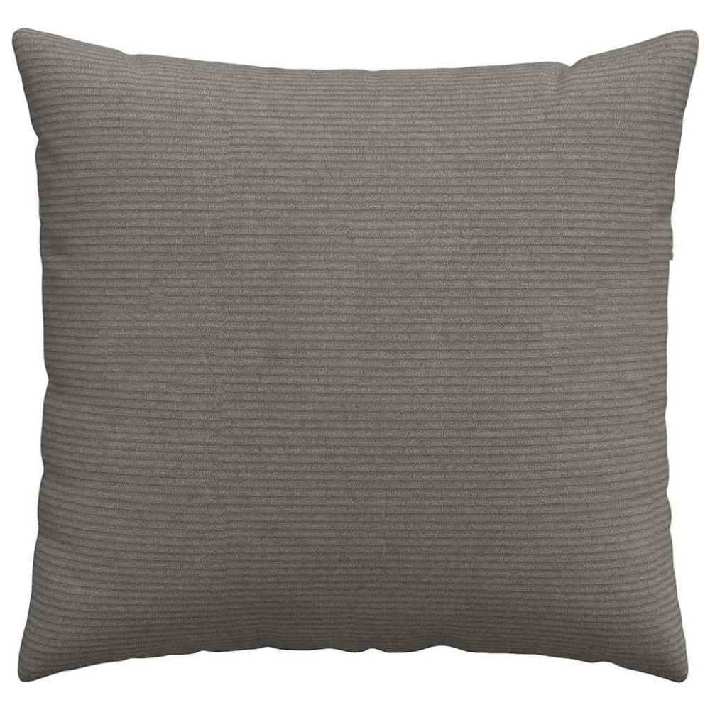 Produktbild för Sofakuddar 2 pcs Ljusgrå 50 x 50 cm Kordread tyg