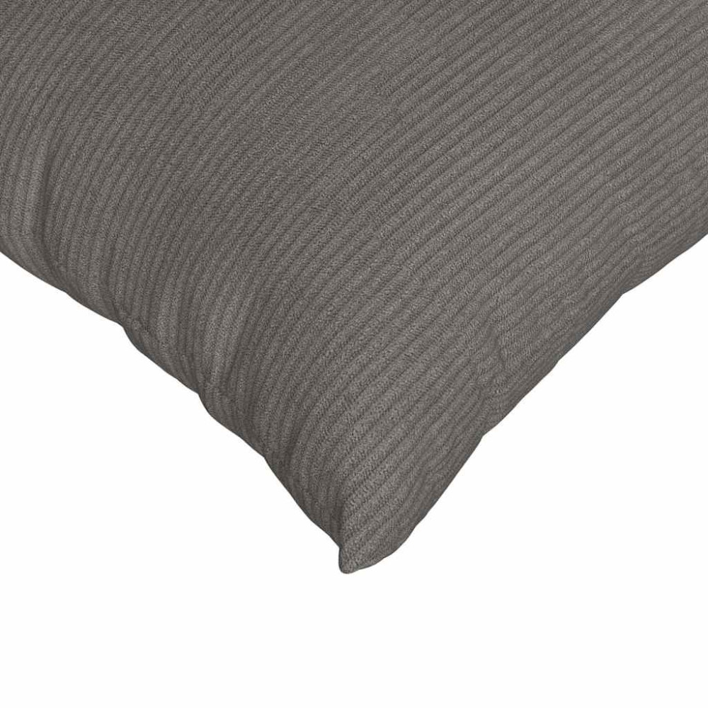 Produktbild för Sofakuddar 2 pcs Ljusgrå 50 x 50 cm Kordread tyg