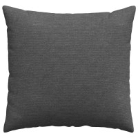 Produktbild för Sofakuddar 2 pcs Mörkgrå 50 x 50 cm Kordread tyg