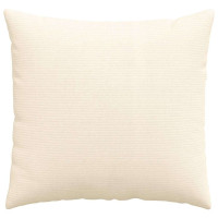 Produktbild för Sofakuddar 2 pcs Kräm 50 x 50 cm Kordread tyg