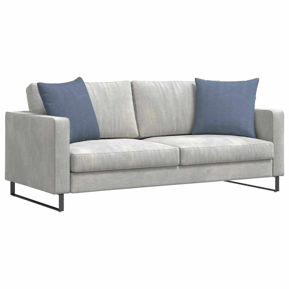 Produktbild för Sofakuddar 2 pcs Blå 50 x 50 cm Kordread tyg