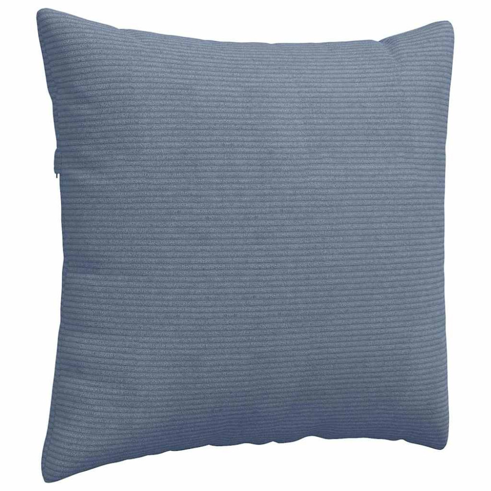 Produktbild för Sofakuddar 2 pcs Blå 50 x 50 cm Kordread tyg