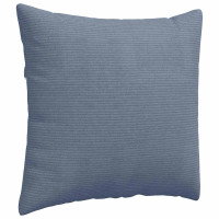 Produktbild för Sofakuddar 2 pcs Blå 50 x 50 cm Kordread tyg