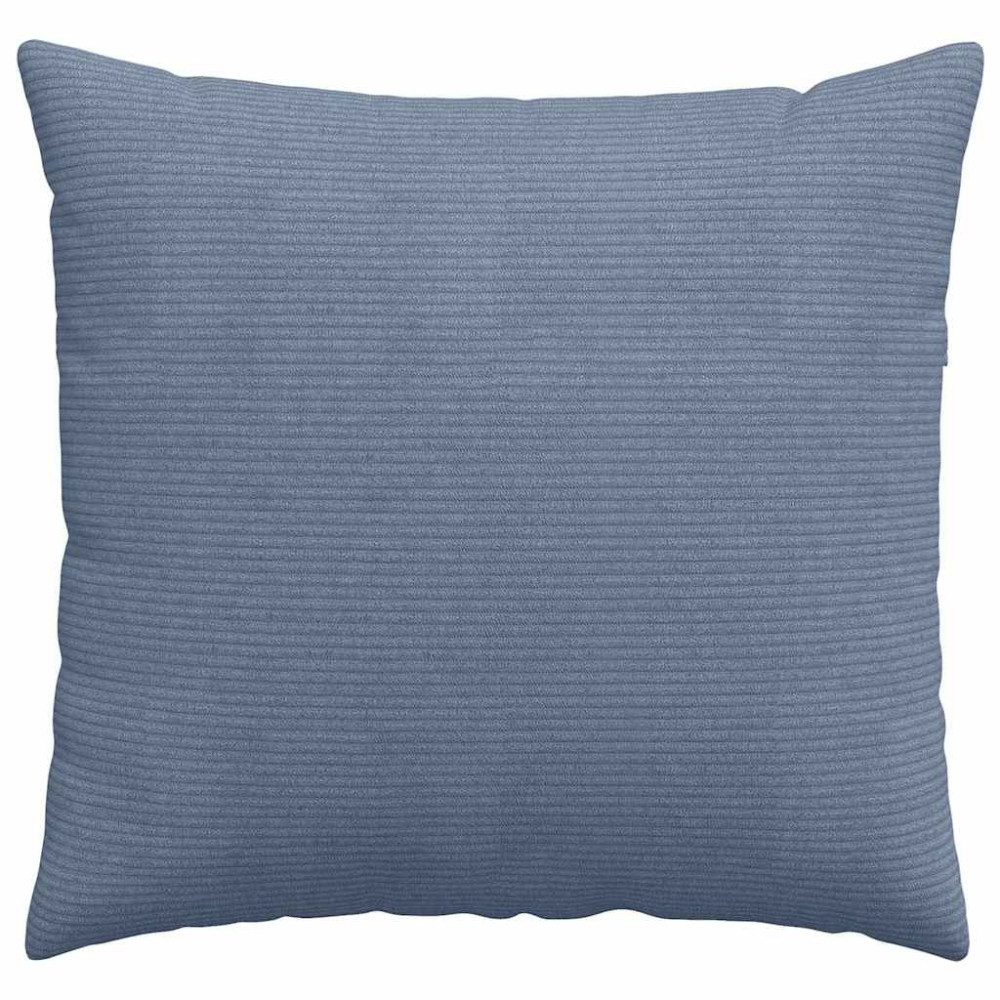 Produktbild för Sofakuddar 2 pcs Blå 50 x 50 cm Kordread tyg