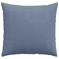 Produktbild för Sofakuddar 2 pcs Blå 50 x 50 cm Kordread tyg