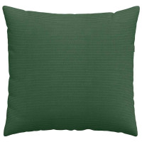 Produktbild för Sofakuddar 2 pcs Mörkgrön 50 x 50 cm Kordread tyg