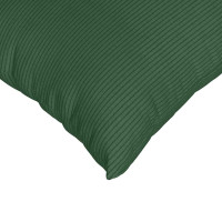 Produktbild för Sofakuddar 2 pcs Mörkgrön 50 x 50 cm Kordread tyg
