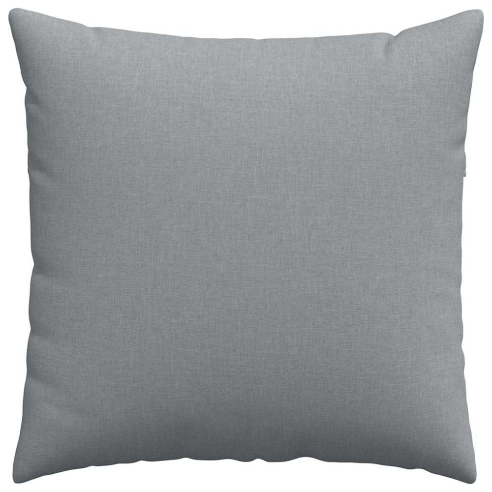 Produktbild för Sofakuddar 2 pcs Ljusgrå 60 x 60 cm tyg
