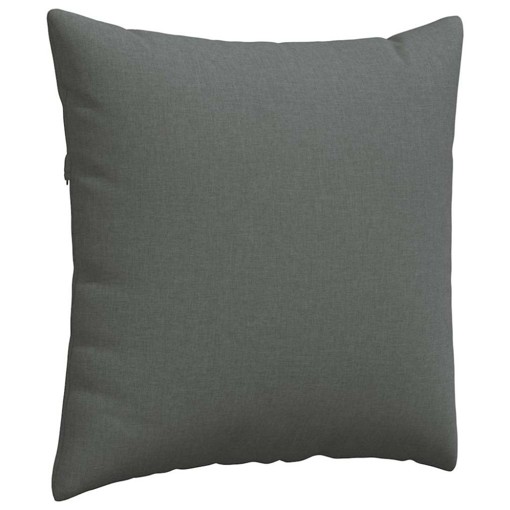 Produktbild för Sofakuddar 2 pcs Mörkgrå 60 x 60 cm tyg
