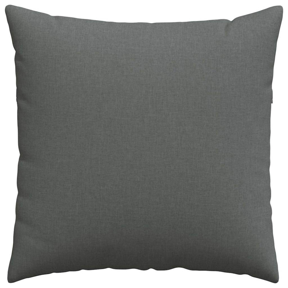 Produktbild för Sofakuddar 2 pcs Mörkgrå 60 x 60 cm tyg