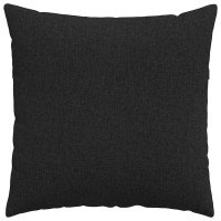 Produktbild för Sofakuddar 2 pcs Svart 60 x 60 cm tyg