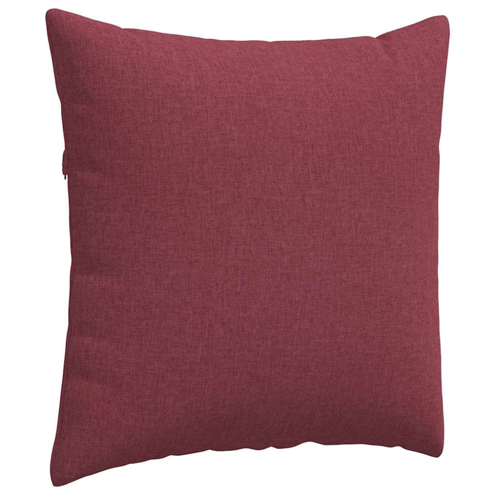 Produktbild för Sofakuddar 2 pcs Vinröd 60 x 60 cm tyg