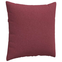 Produktbild för Sofakuddar 2 pcs Vinröd 60 x 60 cm tyg