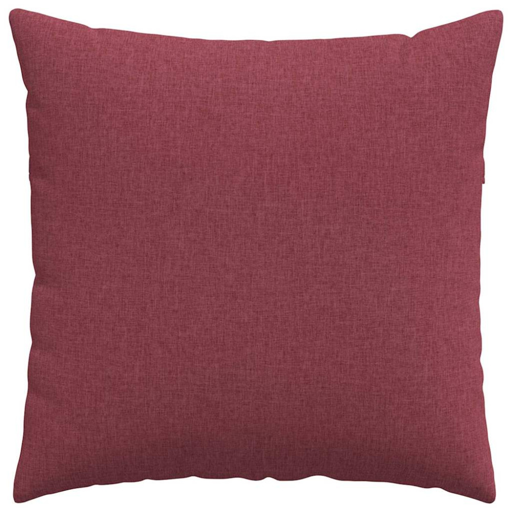 Produktbild för Sofakuddar 2 pcs Vinröd 60 x 60 cm tyg