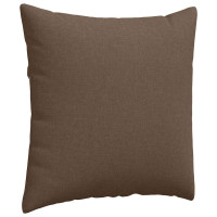 Produktbild för Sofakuddar 2 pcs Brun 60 x 60 cm tyg