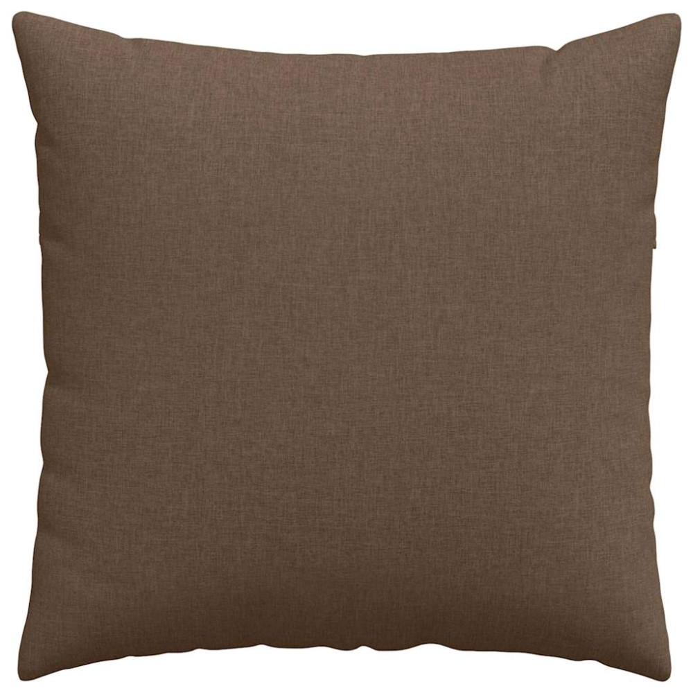 Produktbild för Sofakuddar 2 pcs Brun 60 x 60 cm tyg