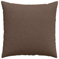 Produktbild för Sofakuddar 2 pcs Brun 60 x 60 cm tyg
