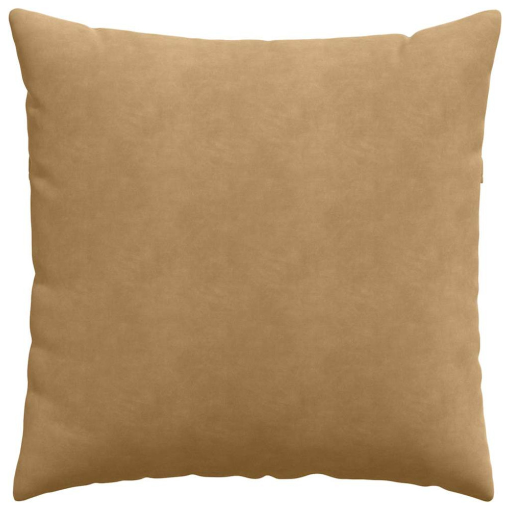 Produktbild för Sofakuddar 2 pcs Brun 60 x 60 cm Kordread tyg