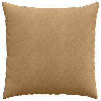 Produktbild för Sofakuddar 2 pcs Brun 60 x 60 cm Kordread tyg