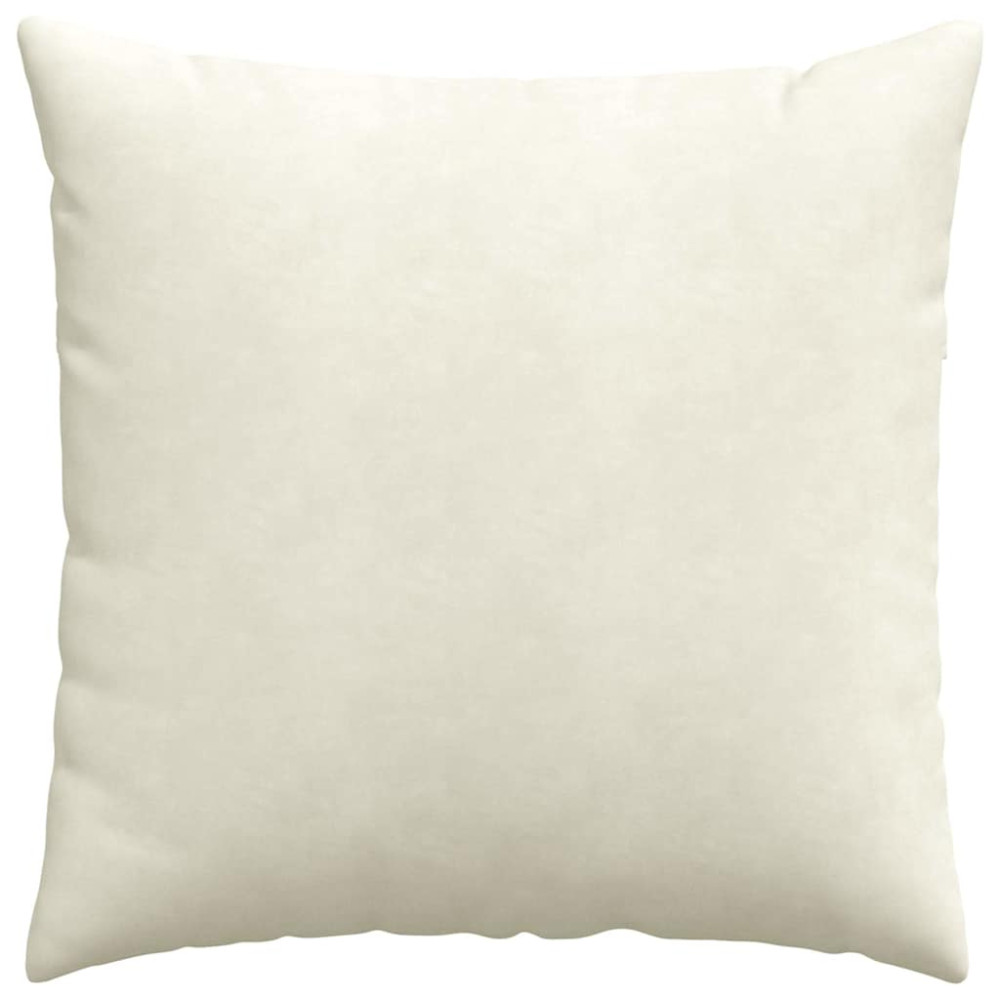 Produktbild för Sofakuddar 2 pcs Kräm 60 x 60 cm Kordread tyg