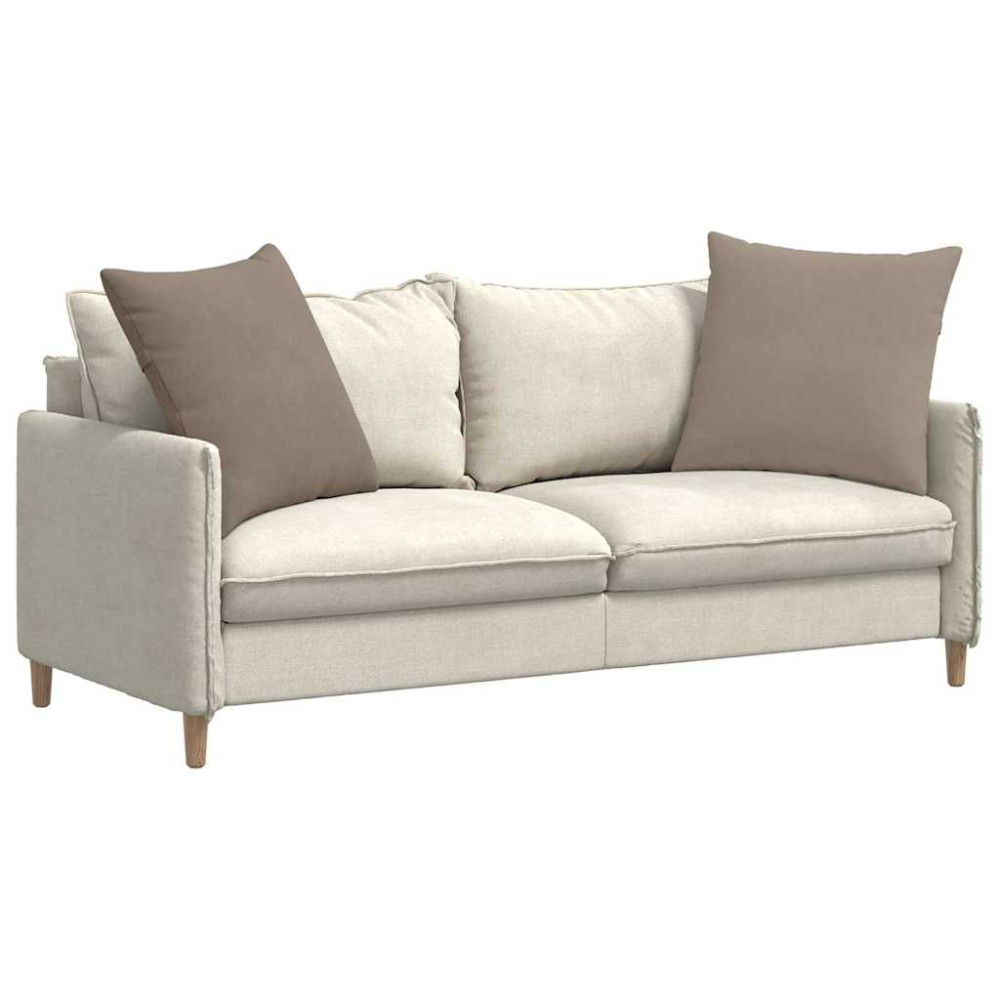 Produktbild för Sofakuddar 2 pcs Taupe 60 x 60 cm tyg