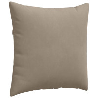Produktbild för Sofakuddar 2 pcs Taupe 60 x 60 cm tyg