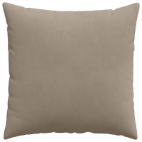 Produktbild för Sofakuddar 2 pcs Taupe 60 x 60 cm tyg