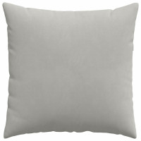 Produktbild för Sofakuddar 2 pcs Ljusgrå 60 x 60 cm tyg