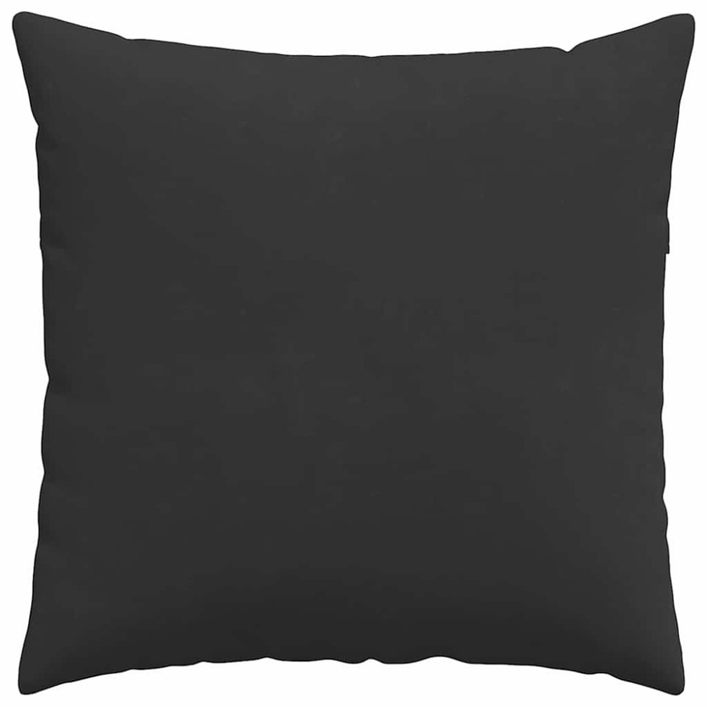 Produktbild för Sofakuddar 2 pcs Svart 60 x 60 cm tyg