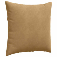 Produktbild för Sofakuddar 2 pcs Brun 80 x 80 cm Kordread tyg