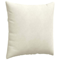 Produktbild för Sofakuddar 2 pcs Kräm 80 x 80 cm Kordread tyg