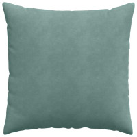 Produktbild för Sofakuddar 2 pcs Havgrön 80 x 80 cm Kordread tyg