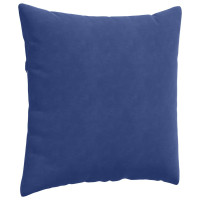 Produktbild för Sofakuddar 2 pcs Polisblå 80 x 80 cm Kordread tyg