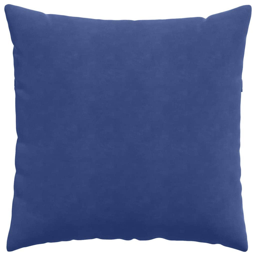 Produktbild för Sofakuddar 2 pcs Polisblå 80 x 80 cm Kordread tyg