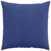 Produktbild för Sofakuddar 2 pcs Polisblå 80 x 80 cm Kordread tyg
