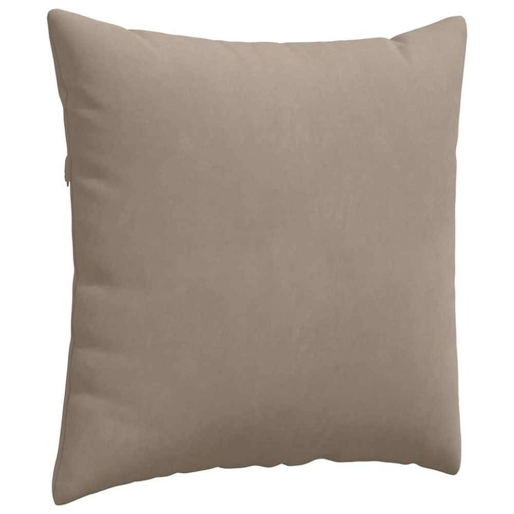 Produktbild för Sofakuddar 2 pcs Taupe 80 x 80 cm tyg