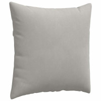 Produktbild för Sofakuddar 2 pcs Ljusgrå 80 x 80 cm tyg