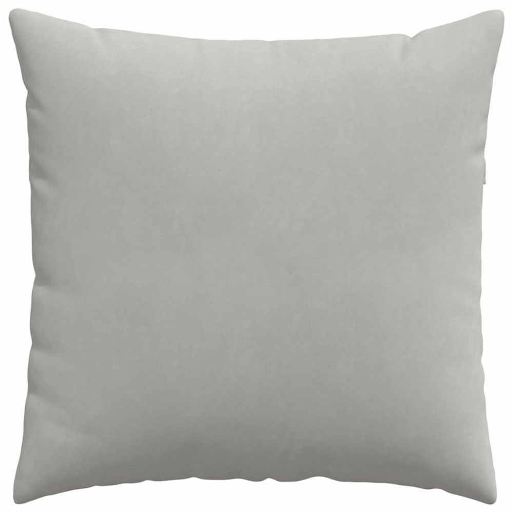 Produktbild för Sofakuddar 2 pcs Ljusgrå 80 x 80 cm tyg