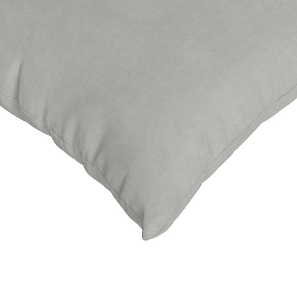 Produktbild för Sofakuddar 2 pcs Ljusgrå 80 x 80 cm tyg