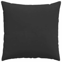 Produktbild för Sofakuddar 2 pcs Svart 80 x 80 cm tyg