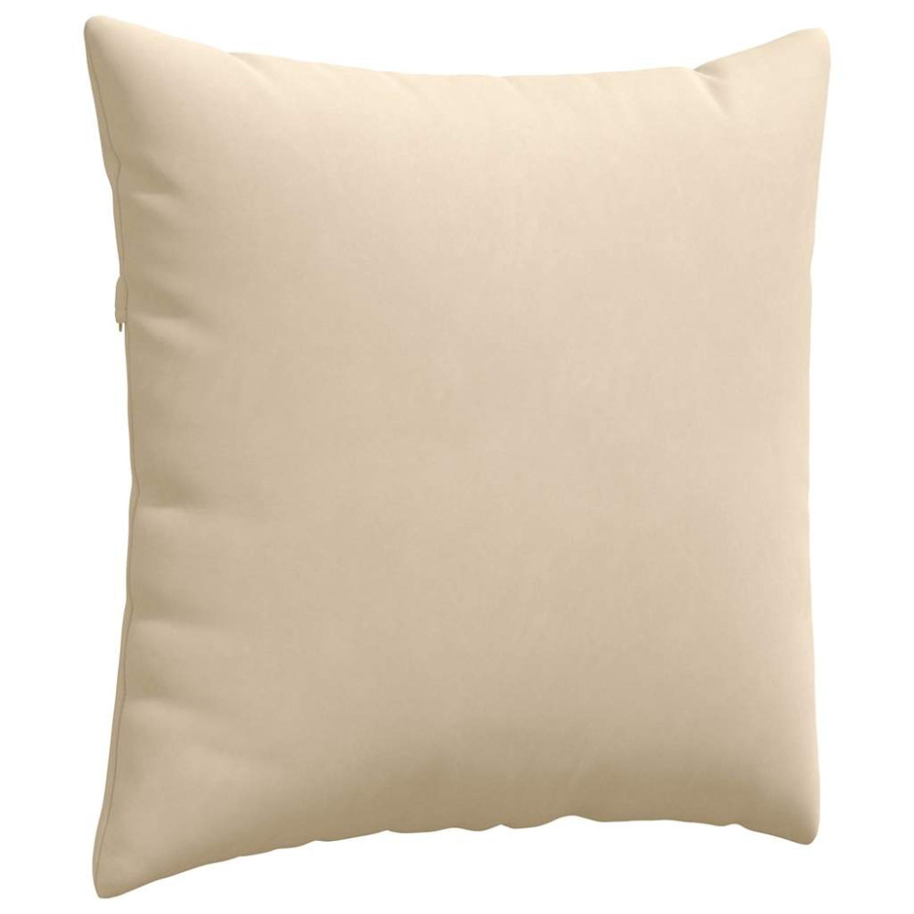 Produktbild för Sofakuddar 2 pcs Kräm 80 x 80 cm tyg