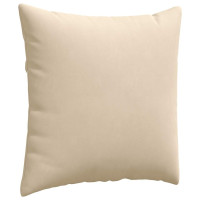 Produktbild för Sofakuddar 2 pcs Kräm 80 x 80 cm tyg