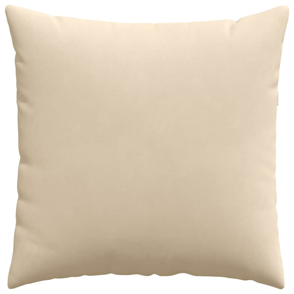 Produktbild för Sofakuddar 2 pcs Kräm 80 x 80 cm tyg
