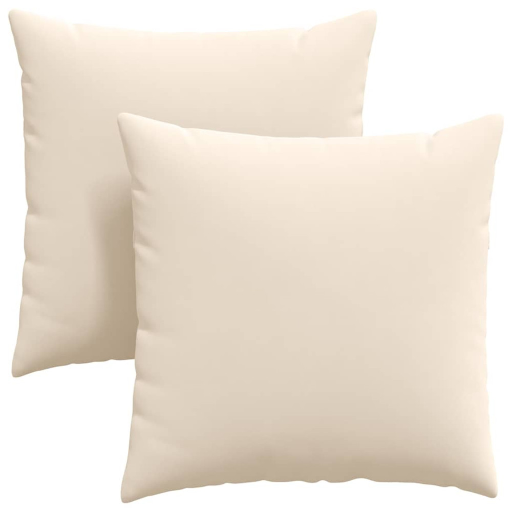 Produktbild för Sofakuddar 2 pcs Beige 80 x 80 cm tyg