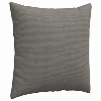 Produktbild för Sofakuddar 2 pcs Ljusgrå 80 x 80 cm Kordread tyg