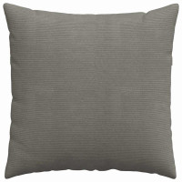 Produktbild för Sofakuddar 2 pcs Ljusgrå 80 x 80 cm Kordread tyg