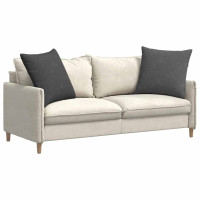 Produktbild för Sofakuddar 2 pcs Mörkgrå 80 x 80 cm Kordread tyg