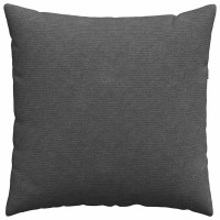 Produktbild för Sofakuddar 2 pcs Mörkgrå 80 x 80 cm Kordread tyg