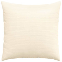 Produktbild för Sofakuddar 2 pcs Kräm 80 x 80 cm Kordread tyg