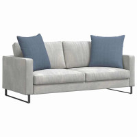 Produktbild för Sofakuddar 2 pcs Blå 80 x 80 cm Kordread tyg